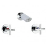 PLNZ Chrome Full Turn Lead Free Shower Tap Set PLNZ Chrome Full Turn Lead Free Shower Tap Set